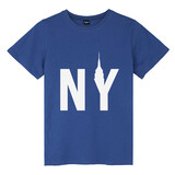 TOPTIE New York City T-Shirt, Unisex Cotton Crewneck Tee for Adult