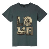 TOPTIE New York City T-Shirt, Unisex Cotton Crewneck Tee for Adult