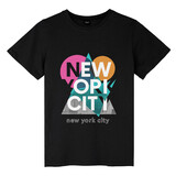 TOPTIE New York City T-Shirt, Unisex Cotton Crewneck Tee for Adult