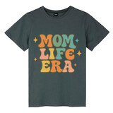 TOPTIE Mom T-Shirt, Unisex Cotton Crewneck Tee for Adult
