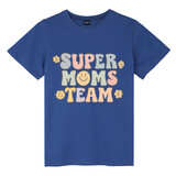 TOPTIE Mom T-Shirt, Unisex Cotton Crewneck Tee for Adult