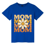 TOPTIE Mom T-Shirt, Unisex Cotton Crewneck Tee for Adult