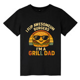 TOPTIE Dad T-Shirt, Unisex Cotton Crewneck Tee for Adult
