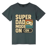 TOPTIE Dad T-Shirt, Unisex Cotton Crewneck Tee for Adult