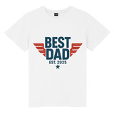 TOPTIE Dad T-Shirt, Unisex Cotton Crewneck Tee for Adult