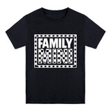 TOPTIE Family Mini Kids Cotton T-Shirt Boy's Short Sleeve Crewneck Tee