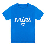 TOPTIE Family Mini Kids Cotton T-Shirt Boy's Short Sleeve Crewneck Tee