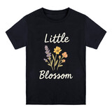 TOPTIE Family Mini Kids Cotton T-Shirt Boy's Short Sleeve Crewneck Tee