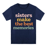 TOPTIE Sister Shirt Kids Cotton T-Shirt Boy's Short Sleeve Crewneck Tee
