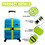 TOPTIE 2 Pack Personalized Luggage Straps Adjustable Polypropylen Suitcase Belt