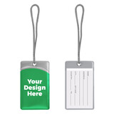 TOPTIE Custom Vinyl Luggage Tag with Durable Nylon Strap