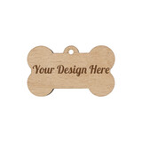 Aspire Personalized Wooden Tag, Customized Engraved Wooden Shape for Gift Crafts