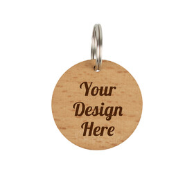 Aspire Customized Keychain, Personalized Engraved Assorted Wooden Key Chains for Gift Crafts