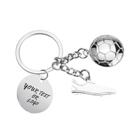 Aspire Personalized Soccer Keychain, Mini Cute Soccer Ball Keychain for Soccer Fans