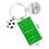 Aspire Personalized Keychain, Soccer Field Pattern Keychain, Creative Keychain Football Gift