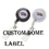 Custom Retractable ID Card Holder Badge Reels-Dome Label, Price/Piece