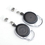 Custom Retractable Carabiner ID Badge Holder Reel Key Chain Reels-Dome Label, Price/Piece