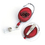 Personalize Carabiner Retracting Badge Reels Translucent Color with Alligator Spring Clip