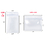 GOGO Promotional 3-3/8 x 2-1/4" Waterproof Clear Plastic Badge Holder for ID  Card Credit Card