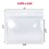 GOGO Promotional 3-3/8 x 2-1/4" Waterproof Clear Plastic Badge Holder for ID  Card Credit Card