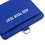 GOGO Customized Double Sided Leather ID Card Credit Card Badge Holder with 2 Card Slots