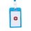 GOGO Custom Vertical Plastic ID Badge Holder Card Holder with Heavy Duty Neck Lanyard