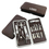 Custom Wholesale Stone Grain Manicure Kit 13 Pcs Nail Clipper Set PU Leather Grooming Case, Price/Piece
