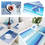 Aspire Reusable Placemat Heat-resistant Table Mats PVC Woven Placemats, 17.7" x 11.8"