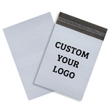 Custom 100 Pcs White Poly Mailers, Shipping Bags, Printed White Self-sealing Mailing Envelopes, Custom Plastic Bag