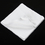 Blank Lint-free White Glasses Screens Cleaning Cloth, 5.11"*5.11"