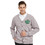 Embroidery Men's Sweater Cotton Custom Monogrammed Cardigan, Add Your Text Here