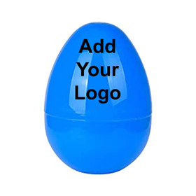 Custom Colorful Easter Plastic Eggs Shells For Kids, 2.36" L X1.57" W