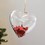 Personalized Clear Transparent Fillable Ornaments Ball, Heart-shaped Clear Hanging Decorative Ball