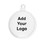 Printed Personalized Clear Transparent Fillable Ornaments Ball, Plastic Eternal Flower Hollow Ball