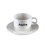 Custom Wholesale Durable Plastic Coffee Cup Set with Saucer, Set of 2