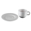 Wholesale Durable Plastic Coffee Cup Set with Saucer, Set of 2