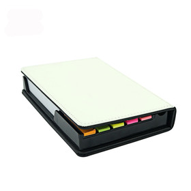 Sublimation Office Memo Holder with Page Markers, Memo Pads, Pen