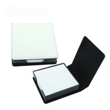 Muks Customized Sublimation Blank Notepad Sticky Notes Square Box with 180 Sheets Paper, Sticky Index Tabs, Office Gift Ideas