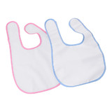 Muka Custom Sublimation Blank Baby Bib, Adjustable, Waterproof, Polyester and Spandex