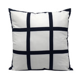 Muka 9 Panel Sublimation Blank Pillow Cover, Double-sided Pillow Case