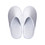 12 Pcs Blank Disposable Spa Slippers, White Closed Toe Slippers for Hotel, Travel, Guest and Home
