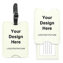 Personal Customized Two Sides Sublimation Luggage Tags with PU Straps