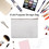 Aspire Blank Sample Canvas Cosmetic Bag with Lining, DIY Canvas Pencil Case, 6-3/4 x 4-3/4 Inch - White