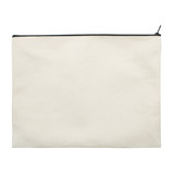 Aspire Sample Large Bag, Cotton Canvas Bag with Zipper, 11 3/4 x 9 1/2 Inch, Multi-Purpose Storage Bag