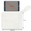 Custom Wristlet Canvas Zipper Bag with Lining, 10-3/4 x 8 Inch Cotton Bridesmaids Bag - White