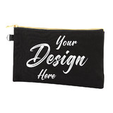 Aspire Custom Canvas Pouch with Key Ring, 7 3/4" x 4 1/2"