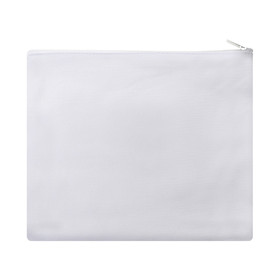 Sample Makeup Bag 9.5" x 8" White Cotton Canvas Bag