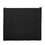 Aspire Blank Canvas Makeup Bag, DIY Craft Bag with Zipper, 9.5 x 8 Inch - Black