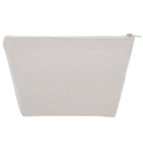 Sample Cosmetic Bag with Bottom, Cotton Canvas Pouch, 9-1/2