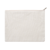 Muka Blank Sample Bag 100% Cotton Canvas Zipper Makeup Bag 8